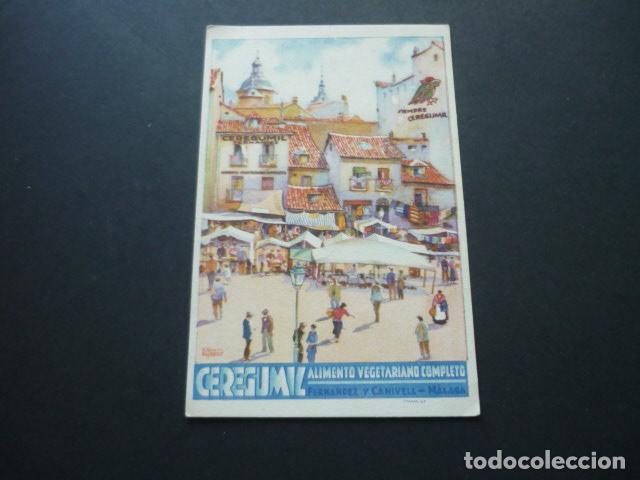 Postcards: EL RASTRO MADRID POSTAL PUBLICIDAD DE CEREGUMIL