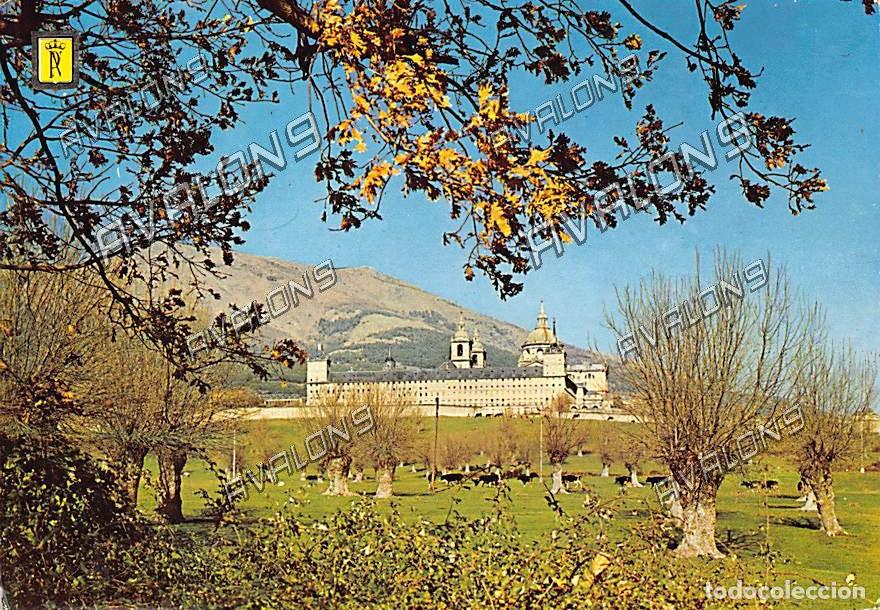 Postales: Monasterio de El Escorial desde la Herrer&iacute;a (Madrid) - Circulada - 1964