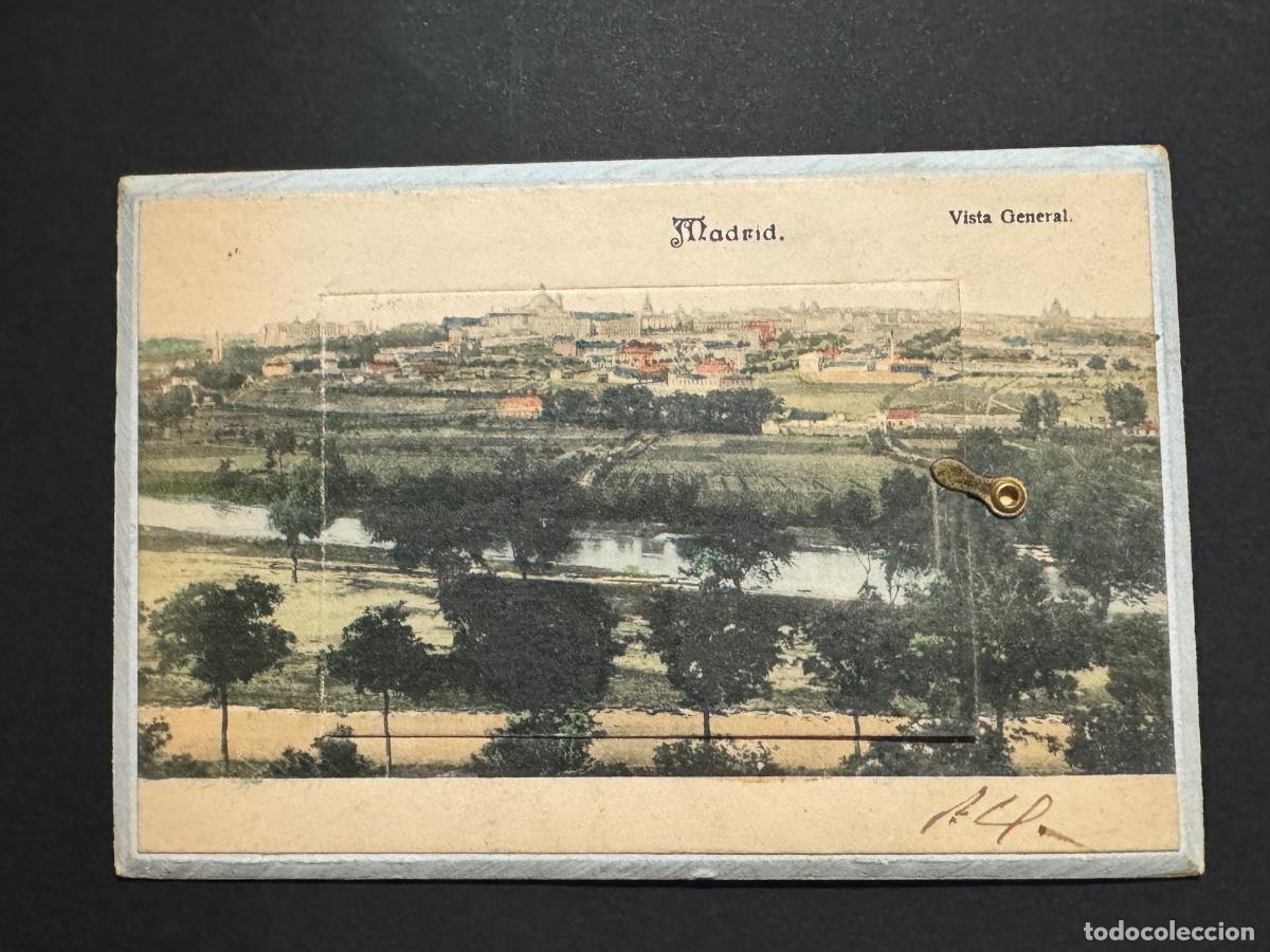 Postkarten: MADRID.- VISTA GENERAL. MANZANARES. DESPLEGABLES 12 VISTAS. LEOPOLDO MARTINEZ.