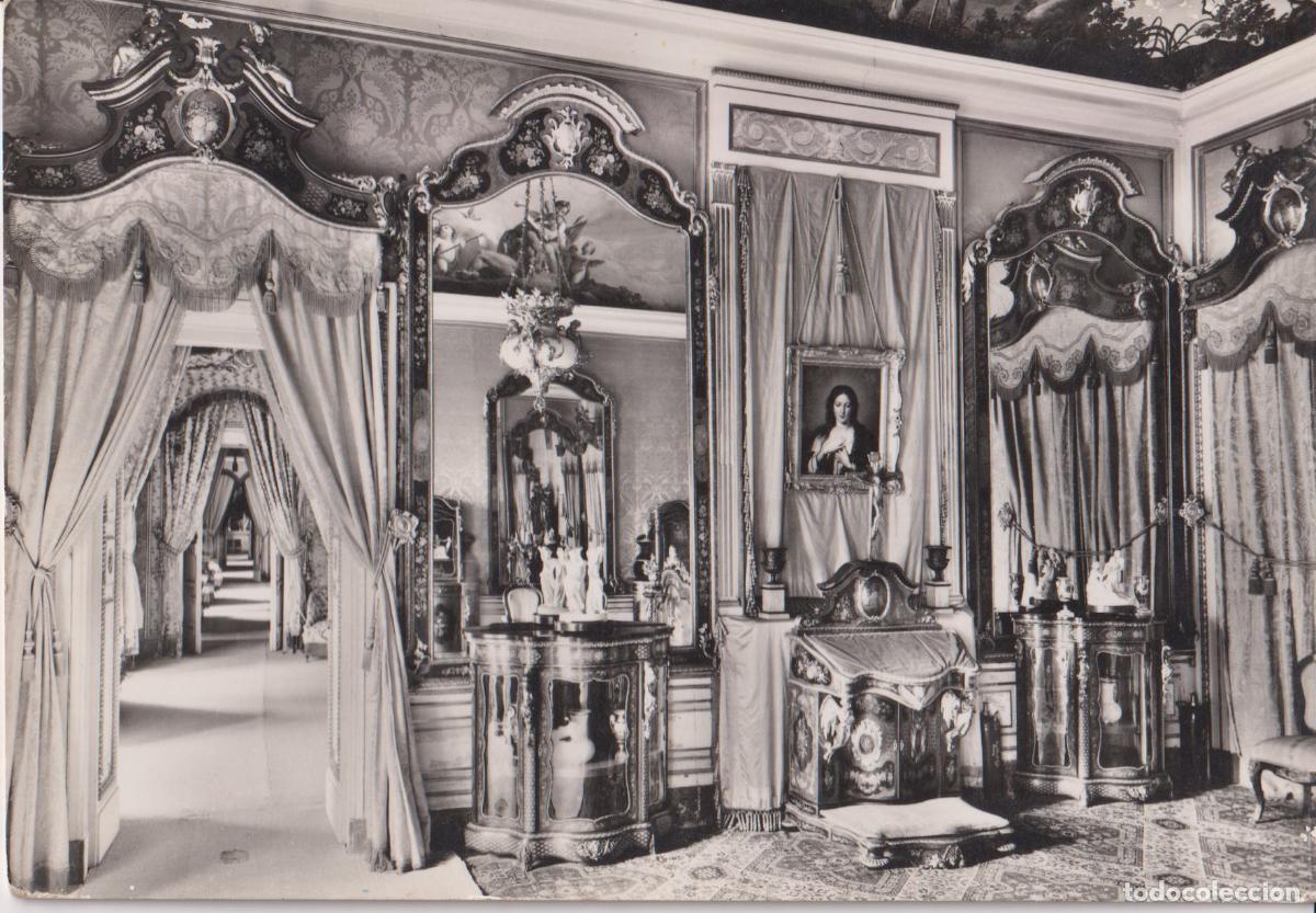 Postales: ARANJUEZ, PALACIO REAL, DORMITORIO DE LA REINA - PATRIMONIO NACIONAL N&ordm;30 - S/C