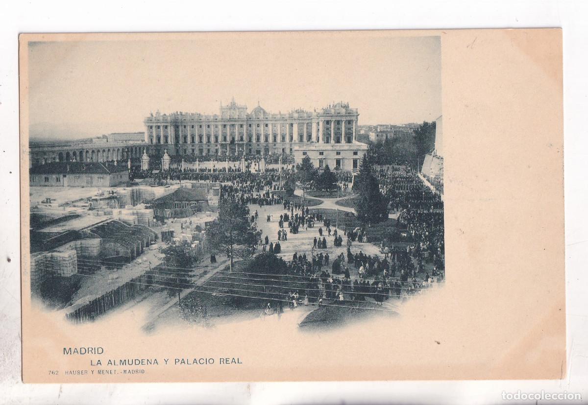 Postales: POSTAL. MADRID. LA ALMUDENA Y PALACIO REAL. HAUSER Y MENET