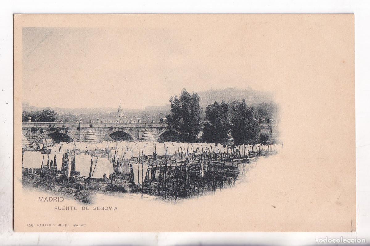 Postales: POSTAL. MADRID. PUENTE DE SEGOVIA. HAUSER Y MENET