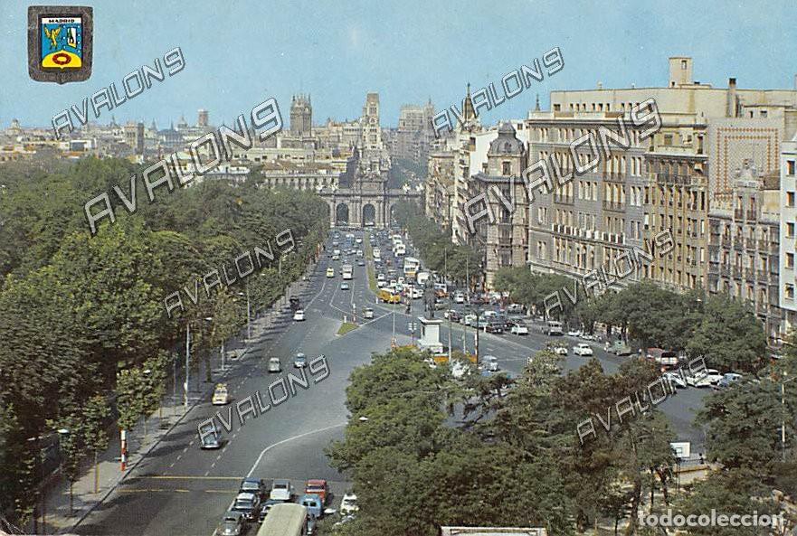 Postales: Monumento al General Espartero, calle Alcal&aacute; (Madrid) - Escrita - A&ntilde;os 60 o 70