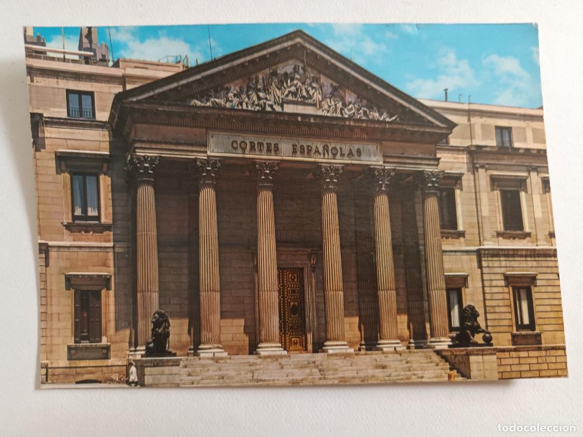 Postales: MADRID. PALACIO DE LAS CORTES ESPA&Ntilde;OLAS (1972) - FRANQUEO