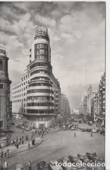 Postales: MADRID ESCRITA EDIFICIO CAPITOL