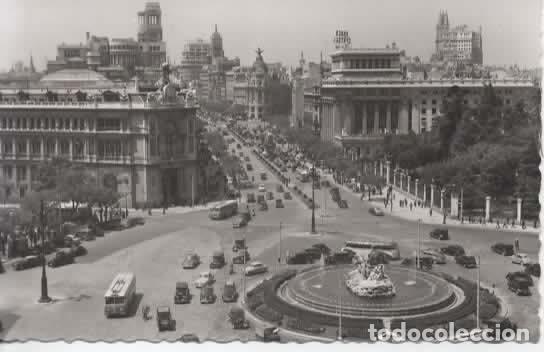 Postales: MADRID SIN ESCRIBIR PLAZA DE CIBELES