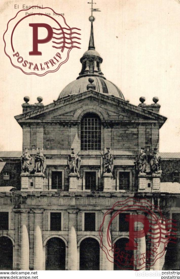 Postales: Madrid - El Escorial, Patio de los Reyes. Espa&ntilde;aSpain