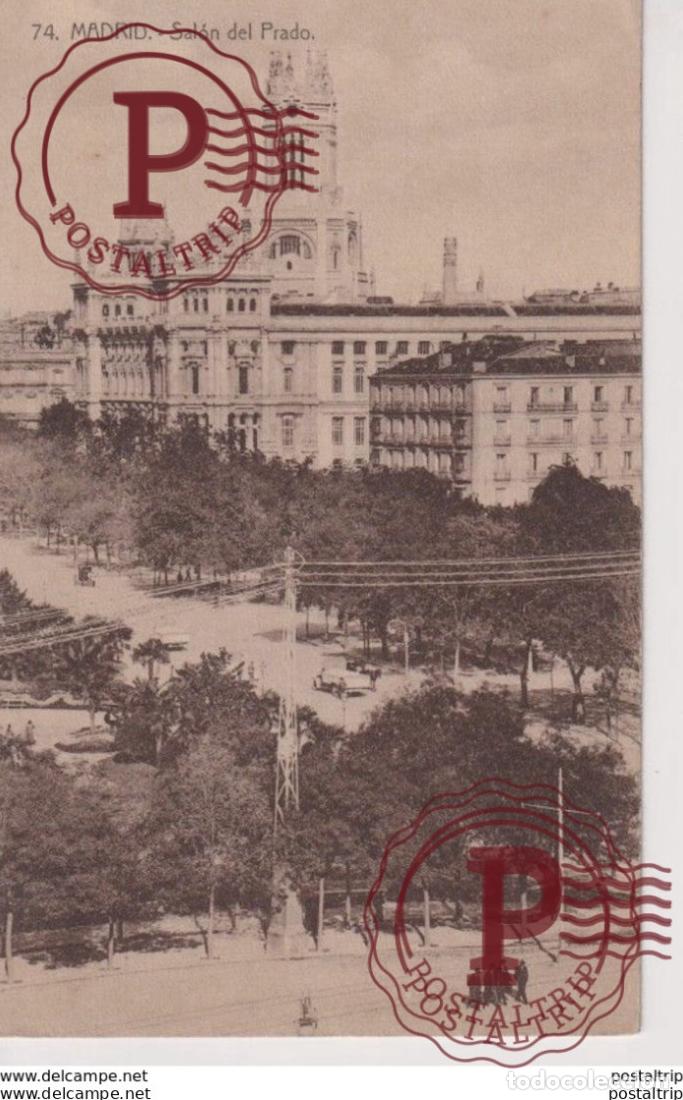 Postales: Madrid - Sal&oacute;n del Prado. Espa&ntilde;aSpain