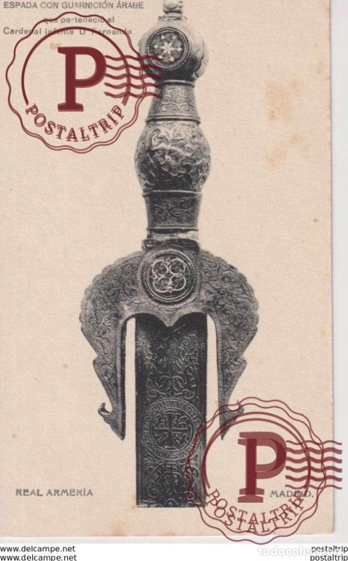 Postales: Madrid - Real Armer&iacute;a, Espada con Guarnici&oacute;n &Aacute;rabe del Cardenal Infante D. Fernando. Espa&ntilde;aSpain