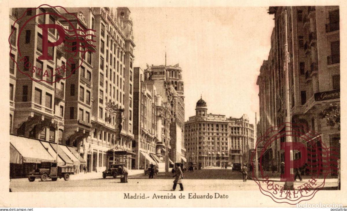 Postales: MADRID. AVENIDA DE EDUARDO DATO.