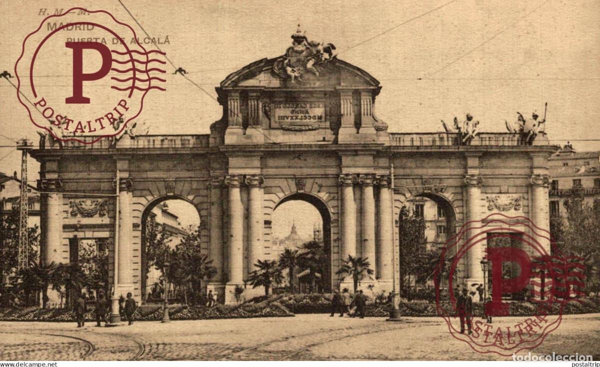 Postales: MADRID. PUERTA DE ALCALA.