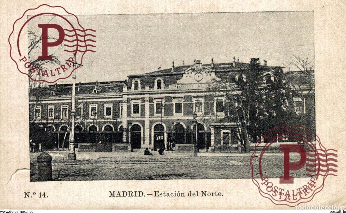 Postales: MADRID. ESTACION DEL NORTE.