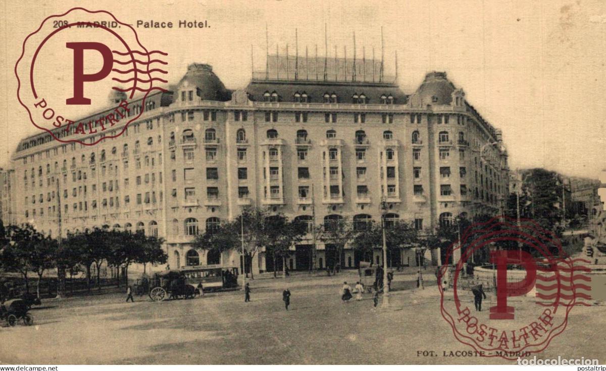 Postales: MADRID. PALACE HOTEL.