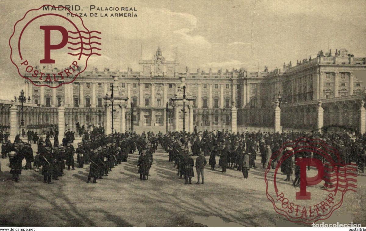 Postales: MADRID. PALACIO REAL. PLAZA DE LA ARMERIA.