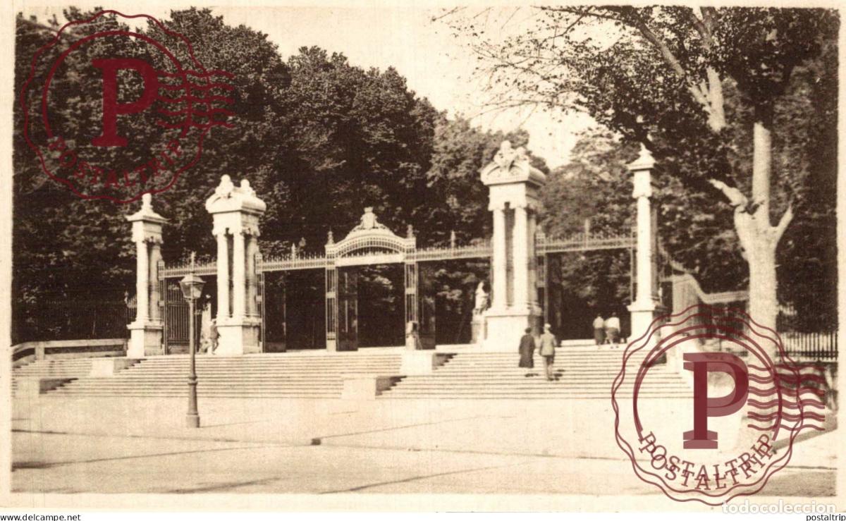 Postales: MADRID. RETIRO. PUERTA DE ALFONSO XII
