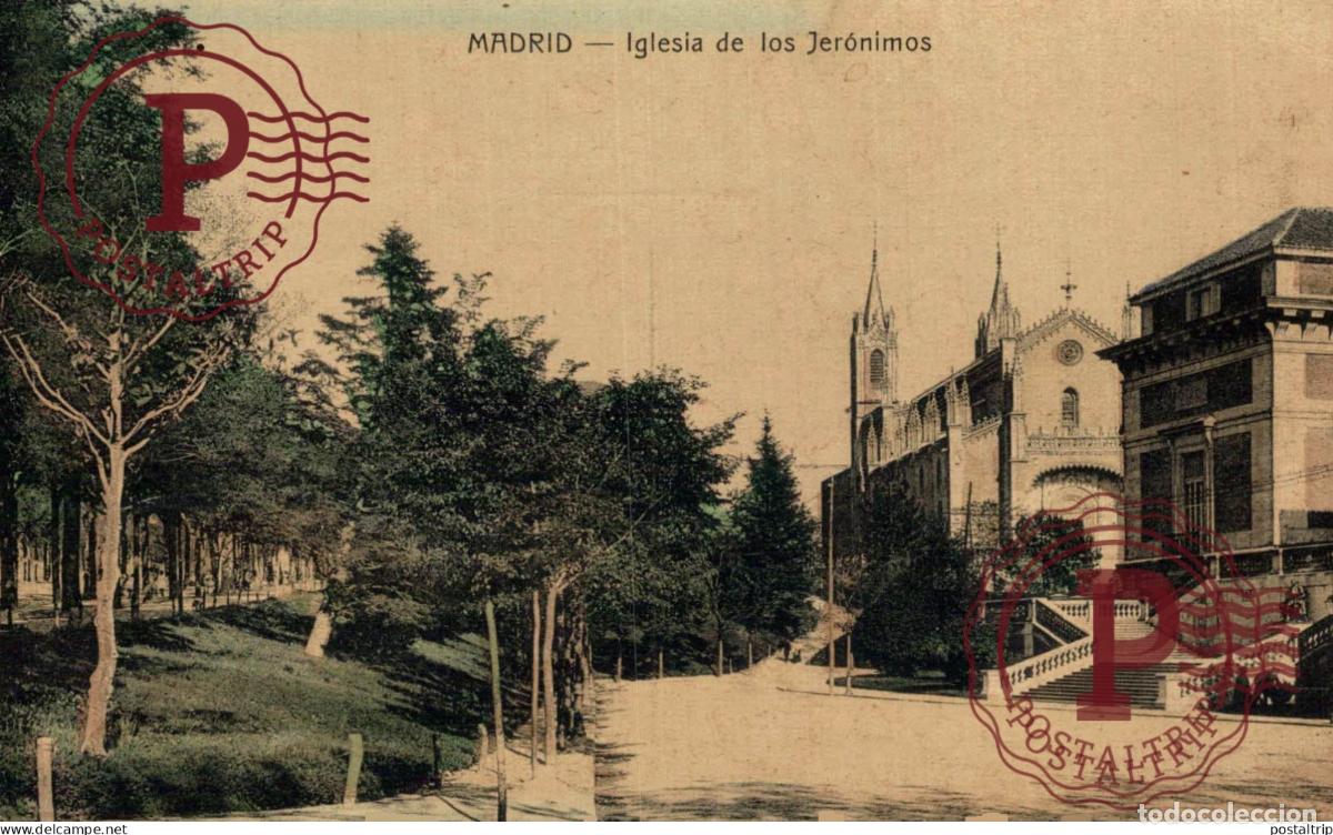 Postales: MADRID. IGLESIA DE LOS JERONIMOS.