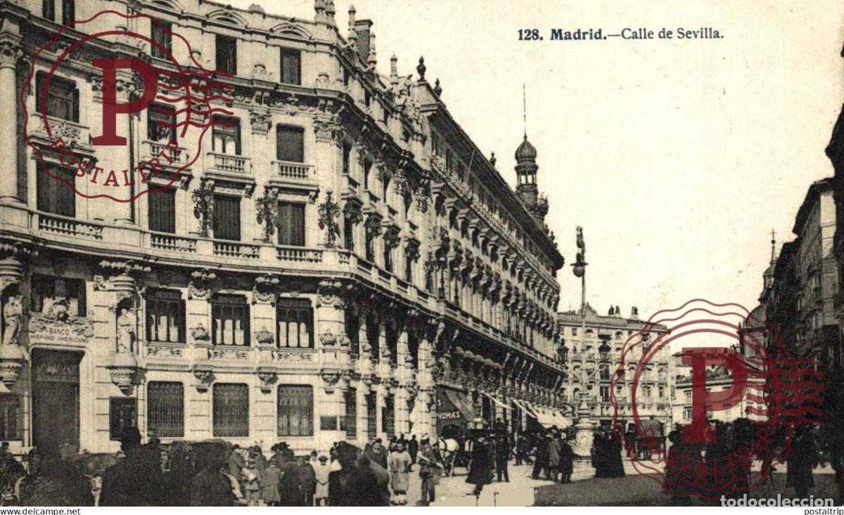 Postales: MADRID. CALLE DE SEVILLA.