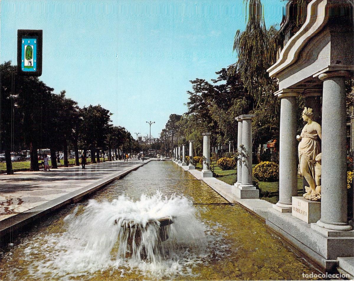 Postales: Postal de Madrid - Paseo de Recoletos