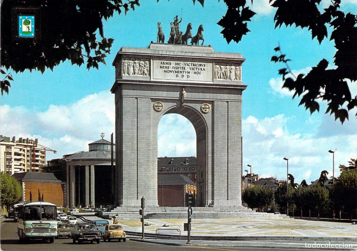Postales: Postal del Arco de la Victoria en Madrid