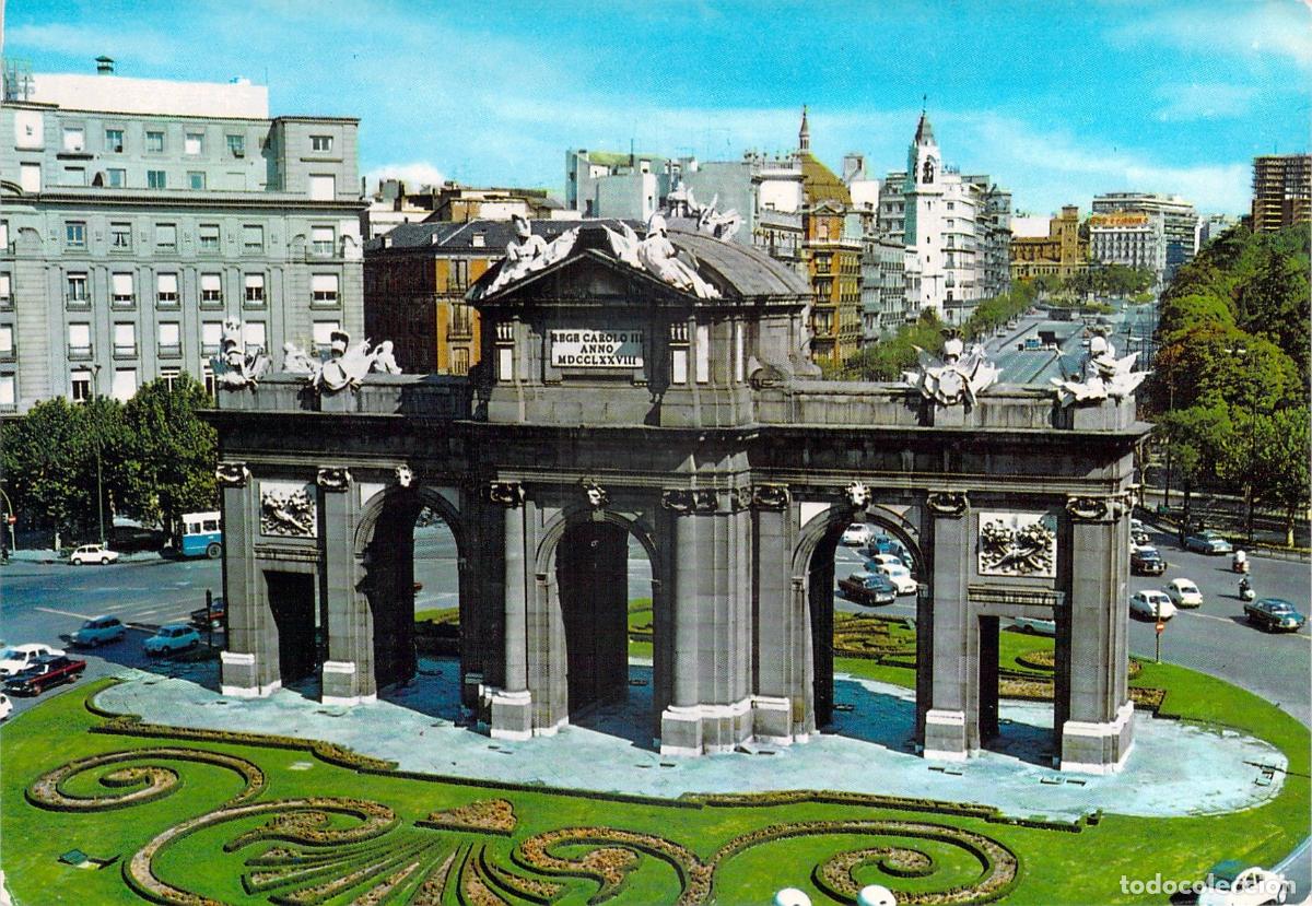 Postales: Postal de la Puerta de Alcal&aacute; en Madrid - Foto 1