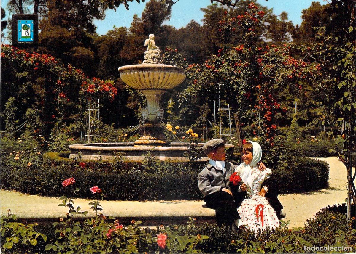 Postales: Postal de La Rosaleda en el Parque del Retiro de Madrid - Foto 1