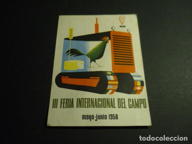 Postcards: MADRID III FERIA INTERNACIONAL DEL CAMPO MAYO JUNIO 1956 POSTAL