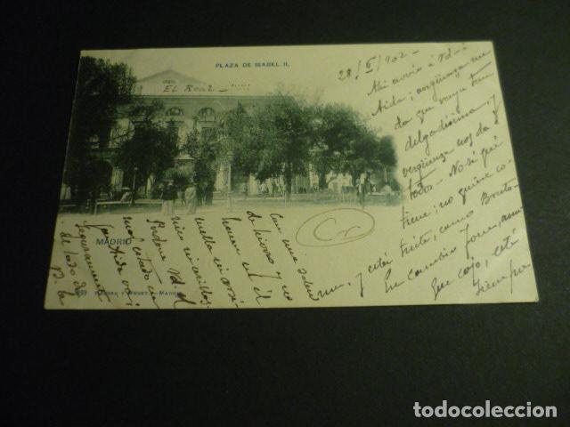 Postkarten: MADRID PLAZA DE ISABEL II HAUSER Y MENET SIN DIVIDIR