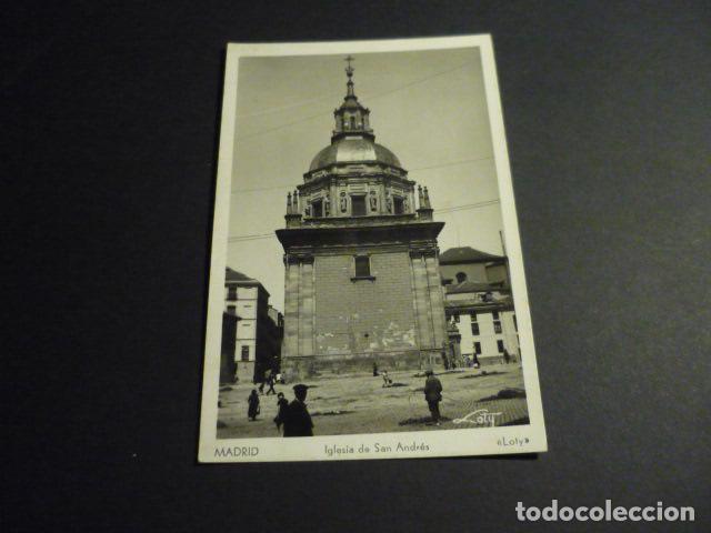 Postcards: MADRID IGLESIA DE SAN ANDRES COL. LOTY