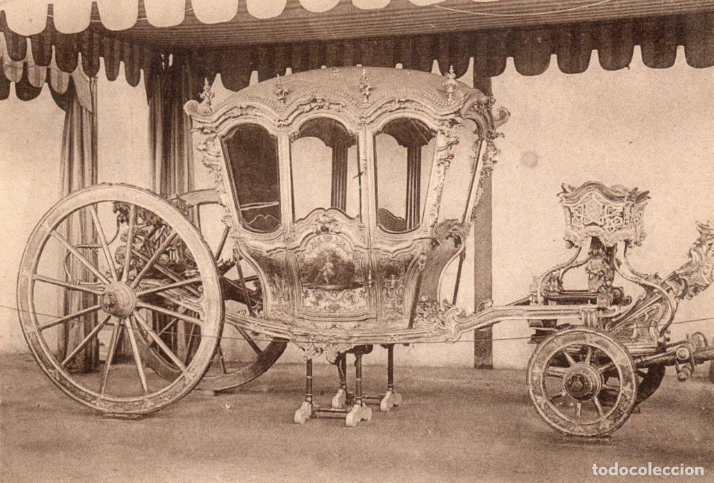 Postales: BONITA POSTAL - MADRID - PALACIO REAL - CABALLERIZAS - CARROZA ESTILO LUIS XV - GRAFOS