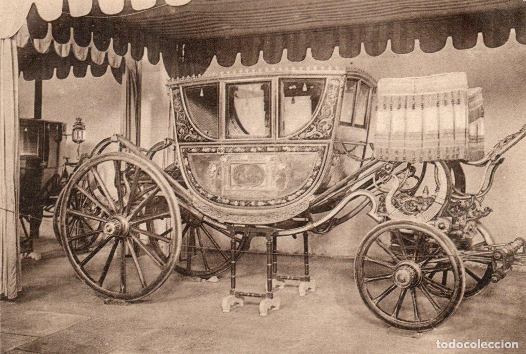 Postales: BONITA POSTAL - MADRID - PALACIO REAL - CABALLERIZAS - CARROZA DE CARLOS IV - GRAFOS
