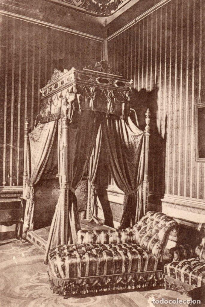 Postales: BONITA POSTAL - MADRID - PALACIO REAL - DORMITORIO DE SU MAJESTAD - GRAFOS