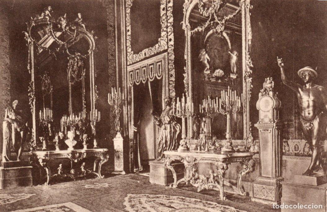 Postales: BONITA POSTAL - MADRID - PALACIO REAL - ESPEJOS DEL SALON DEL TRONO - GRAFOS