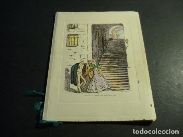 Postales: MADRID ARCO DE CUCHILLEROS TARJETA DIPTICO