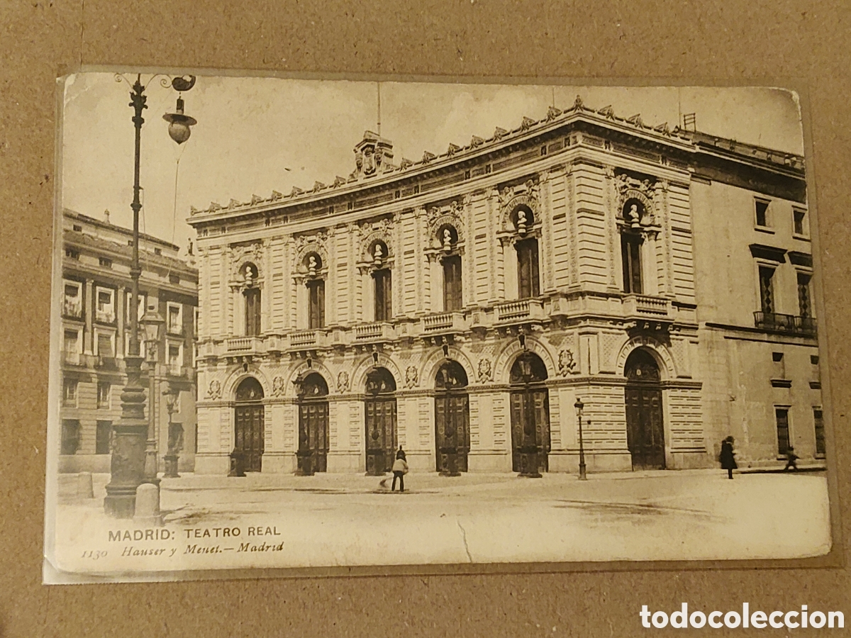 Postales: Tarjeta postal Madrid Teatro Real 1179 Hauser y Menet