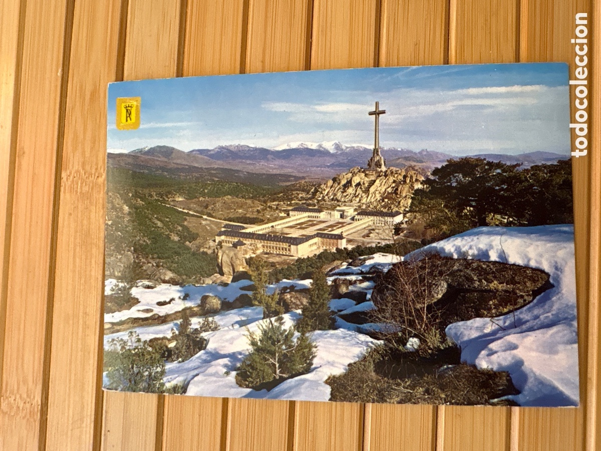 Postales: POSTAL DE LA SANTA CRUZ DEL VALLE DE LOS CAIDOS - PANORAMICA N&ordm; 48 ED. PATRIMONIO. ASM. Sin circular