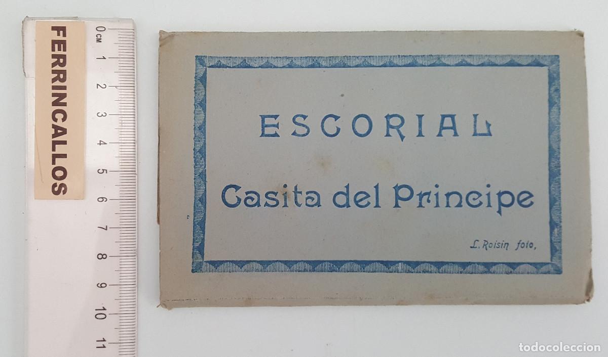 Postales: ESCORIAL CASITA DEL PRINCIPE, L. ROISIN FOTO, 10 POSTALES ACORDE&Oacute;N, BLOC CUADERNO