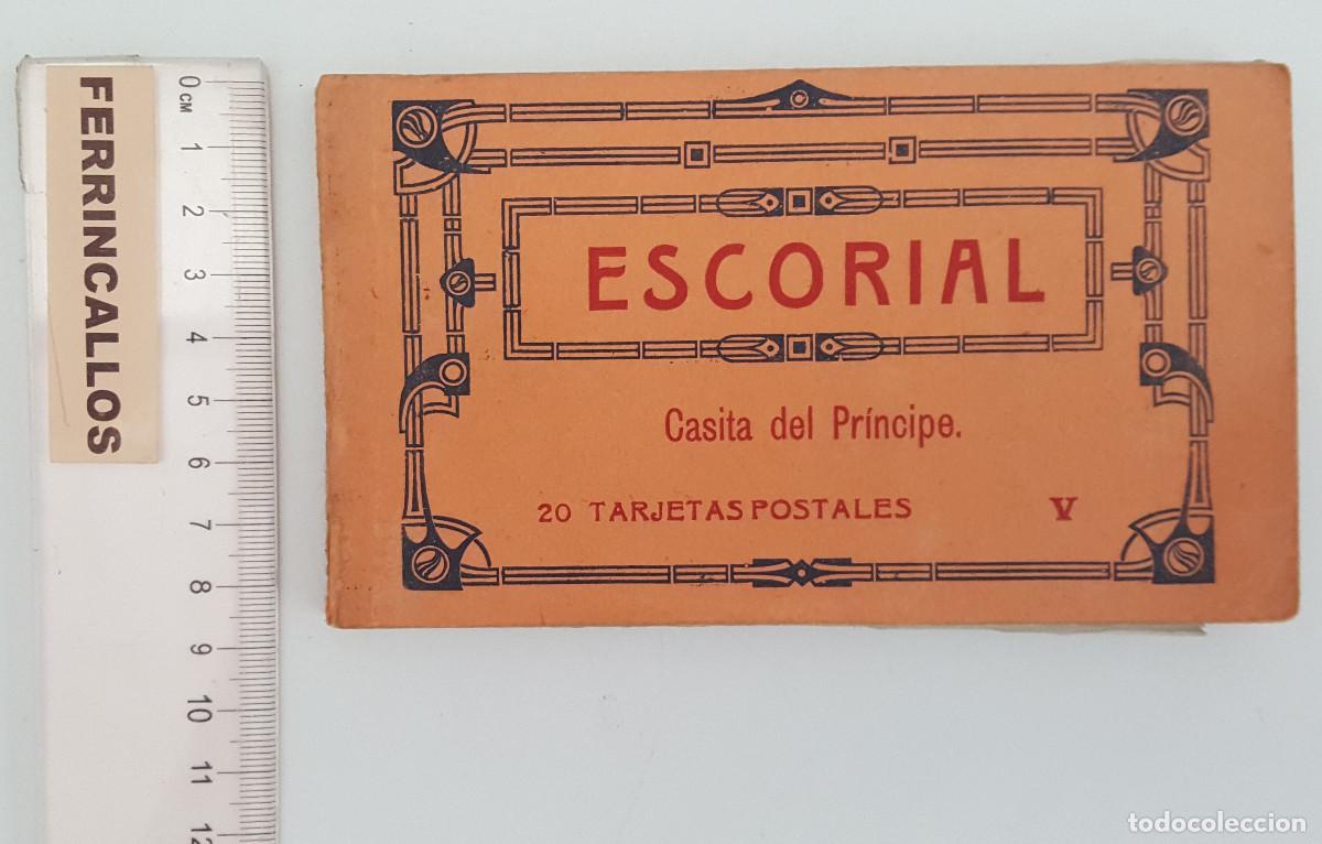 Postales: ESCORIAL CASITA DEL PRINCIPE, HAUSER Y MENET, 20 TARJETAS POSTALES, BLOC CUADERNO