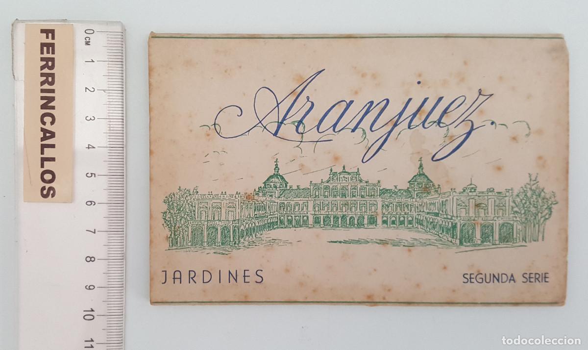 Postales: ARANJUEZ JARDINES SEGUNDA SERIE, 12 TARJETAS POSTALES ACORDE&Oacute;N, HELIOTIIA ART&Iacute;STICA ESPA&Ntilde;OLA