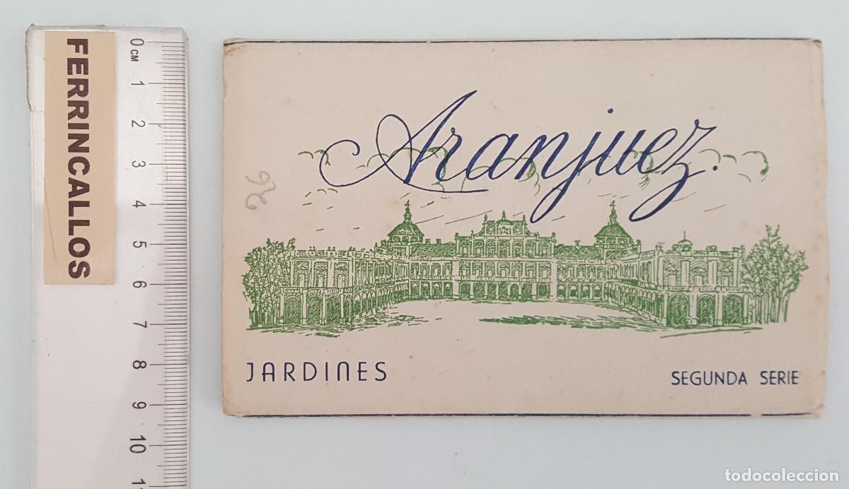 Postales: ARANJUEZ JARDINES SEGUNDA SERIE, 12 TARJETAS POSTALES ACORDE&Oacute;N, HELIOTIIA ART&Iacute;STICA ESPA&Ntilde;OLA