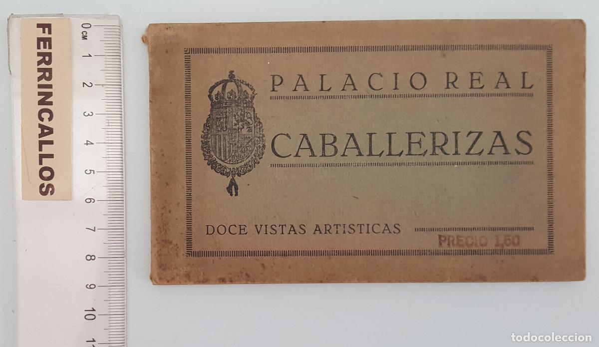 Postales: PALACIO REAL CABALLERIZAS DIEZ VISTAS ART&Iacute;STICAS, GRAFOS, BLOC CUADERNO