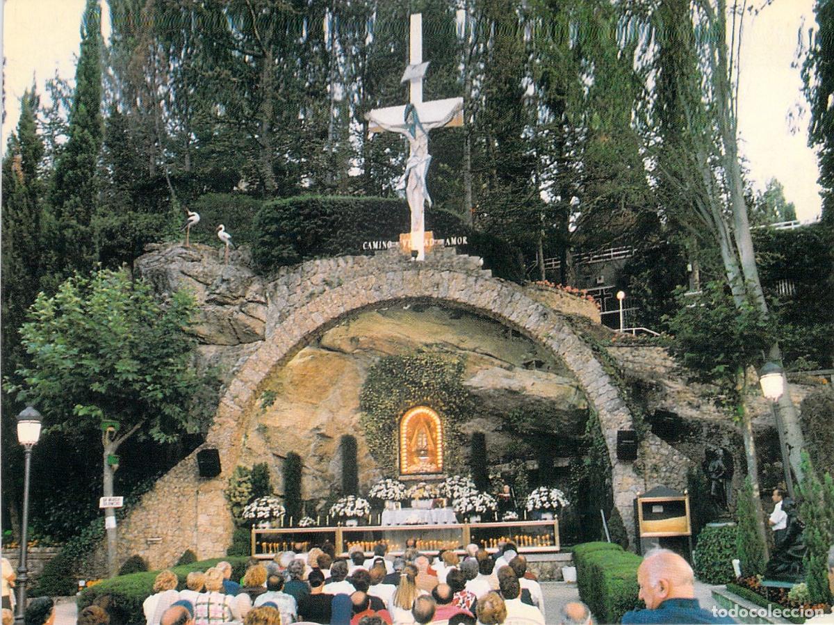 Postales: Postal de la Gruta de la Virgen de Bego&ntilde;a en Miraflores de la Sierra, Madrid