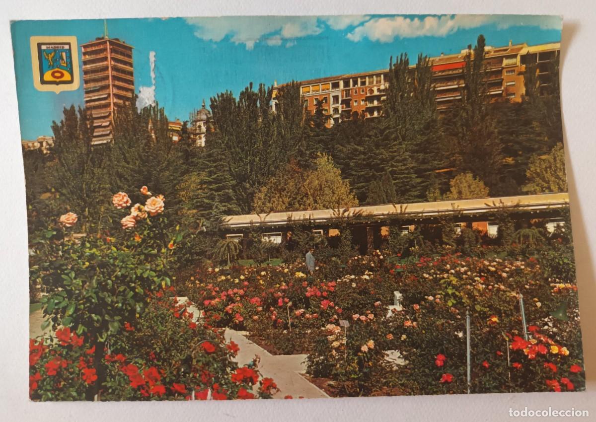Postales: MADRID. PARQUE DE LA ROSALEDA (1964) - FRANQUEO