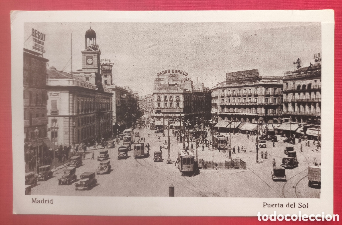 Postales: MADRID PUERTA DEL SOL POSTAL FOTOTIPIA HUECOGRABADO C. 1915