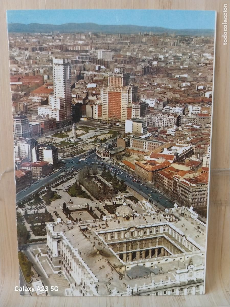 Postales: MADRID PLAZA ESPA&Ntilde;A PALACIO REAL POSTAL 151 SC ORIGINAL
