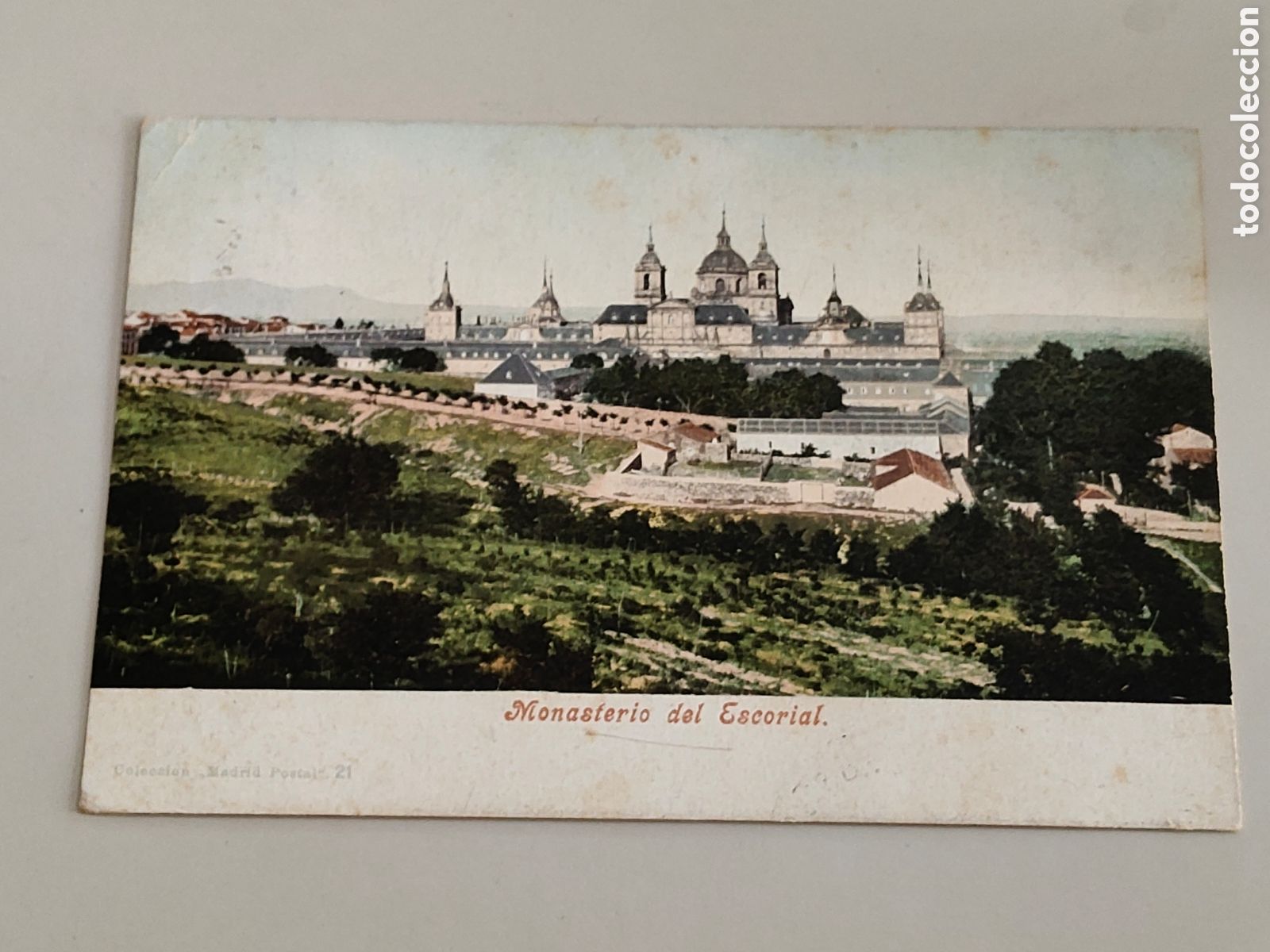 Postales: Tarjeta postal Madrid Monasterio del Escorial edita Purger 3719