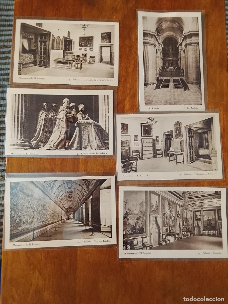 Postales: Lote de 6 postales de San Lorenzo de El Escorial