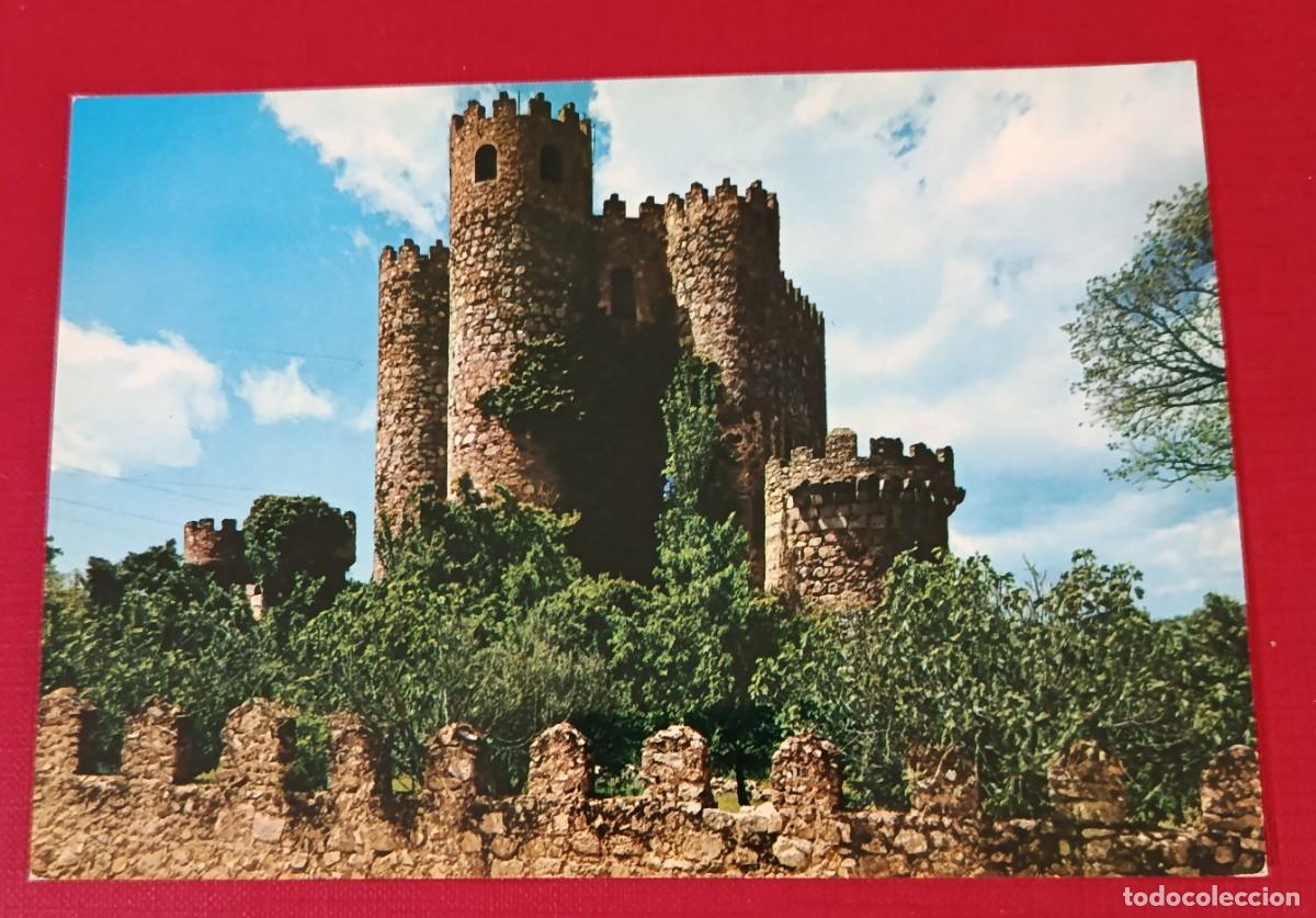Postales: POSTAL CASTILLO DE SAN MART&Iacute;N DE VALDEIGLESIAS 1967 - MADRID - VISTABELLA