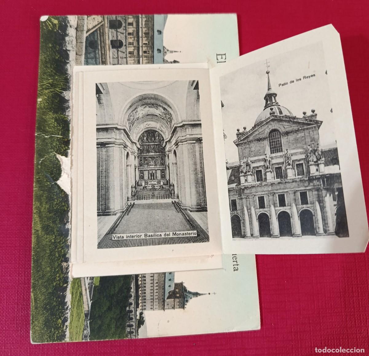 Postales: TARJETA POSTAL DESPLEGABLE MONASTERIO DEL ESCORIAL - FOTO MORENA