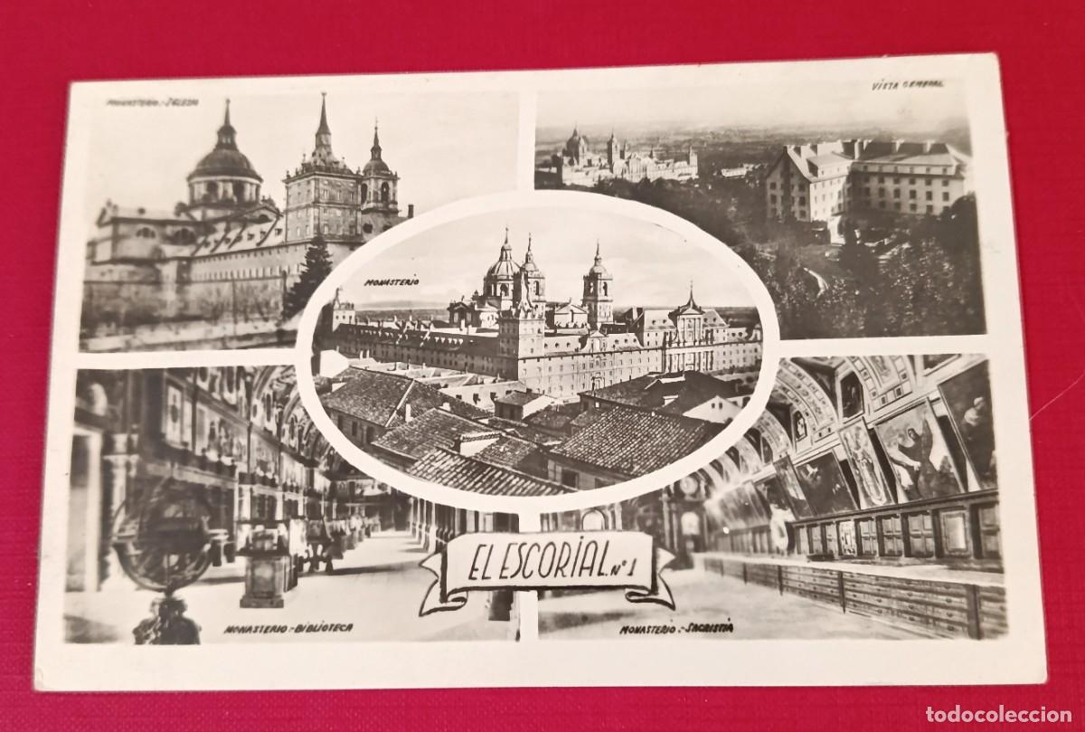 Postales: POSTAL FOTOGR&Aacute;FICA EL ESCORIAL 1940 - HELIOTIPIA ARTISTICA ESPA&Ntilde;OLA