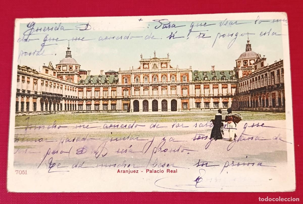 Postales: TARJETA POSTAL PALACIO REAL - ARANJUEZ 1904
